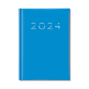 Agenda personalizzata giornaliera fogli quadrettati cm 15x21 S/D abbinati LUCERA H20920 - Azzurro