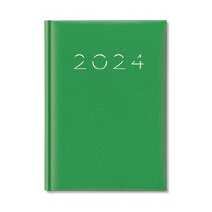 Agenda personalizzata giornaliera fogli quadrettati cm 15x21 S/D abbinati LUCERA H20920 - Verde