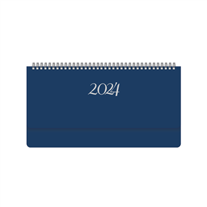 Agenda planning settimanale CRISTAL | cm 29,5x16,5 H43011 - Blu
