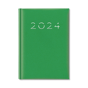 Agenda personalizzabile giornaliera cm 15x21 S/D separati LUCERA H62820 - Verde