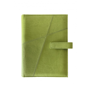 Agenda personalizzabile giornaliera a portafoglio interno mobile cm 15x21 S/D separati ROMBO H717 - Verde