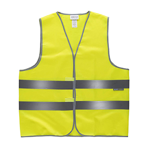 Gilet alta visbilità WORKTEAM HVTT01 - Giallo