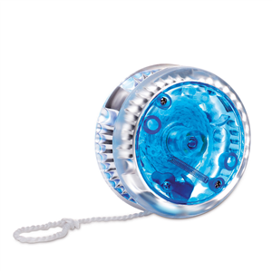 Yo-yo con luce. In plastica FLASHYO IT3854 - Blu