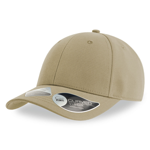 Cappello baseball personalizzabile in poliestere riciclato 6 pannelli Atlantis JOSHUA JOSC - Kaki