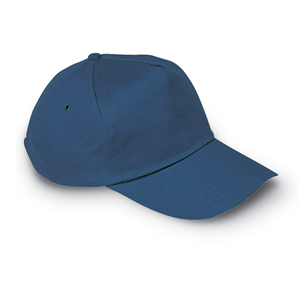 Cappellino personalizzato in cotone 5 pannelli GLOP CAP KC1447 - Blu