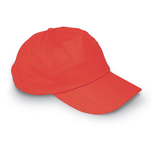 Cappellino personalizzato in cotone 5 pannelli GLOP CAP KC1447 - Rosso
