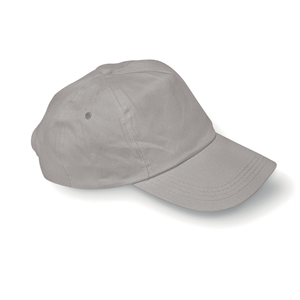 Cappellino personalizzato in cotone 5 pannelli GLOP CAP KC1447 - Grigio