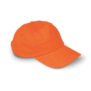 Cappellino personalizzato in cotone 5 pannelli GLOP CAP KC1447 - Arancio