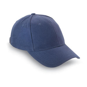 Cappellino personalizzato in cotone 6 pannelli NATUPRO KC1464 - Blu