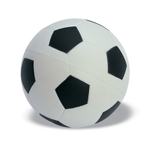 Antistress palla da calcio GOAL KC2718 - Bianco - Nero