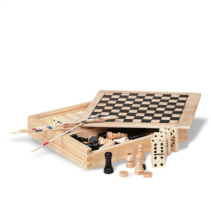 Set giochi 4in1 in legno TRIKES KC2941 - Legno