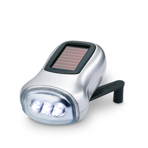 Torcia 3 LED in ABS DYNASOL KC7130 - Silver Opaco