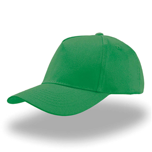 Cappellino personalizzabile da bambini in cotone 5 pannelli Atlantis KID START FIVE KDSF - Verde