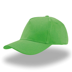 Cappellino personalizzabile da bambini in cotone 5 pannelli Atlantis KID START FIVE KDSF - Verde Chiaro