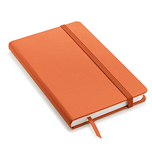 Quaderno personalizzato con copertina rigida in formato A6 NOTY-S L12021 - Arancio