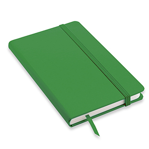 Quaderno personalizzato con copertina rigida in formato A6 NOTY-S L12021 - Verde Scuro