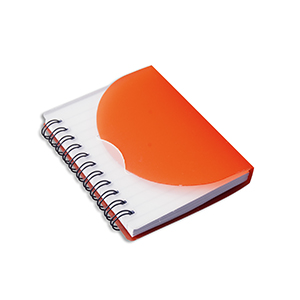 Quaderno a spirale con copertina in traslucida WILLIE L16030 - Arancio