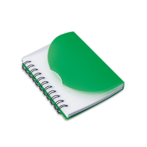 Quaderno a spirale con copertina in traslucida WILLIE L16030 - Verde Scuro