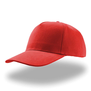 Cappellino personalizzabile in cotone 5 pannelli Atlantis LIBERTY FIVE LIFV - Rosso