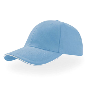 Cappellino personalizzato in cotone Atlantis LIBERTY SANDWICH LISA - Azzurro
