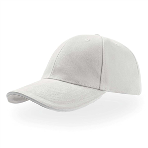 Cappellino personalizzato in cotone Atlantis LIBERTY SANDWICH LISA - Bianco - Bianco