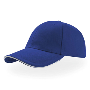Cappellino personalizzato in cotone Atlantis LIBERTY SANDWICH LISA - Blu royal