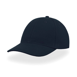Cappello da baseball personalizzabile in cotone 6 pannelli Atlantis LIBERTY SIX LIST - Blu navy