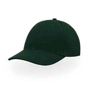Cappello da baseball personalizzabile in cotone 6 pannelli Atlantis LIBERTY SIX LIST - Verde Scuro