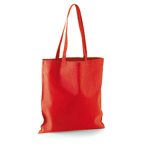 Shopping bag promozionale in cotone 135gr cm 38x42 Legby S'Bags EBITEN M13045 - Rosso