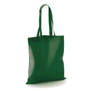 Shopping bag promozionale in cotone 135gr cm 38x42 Legby S'Bags EBITEN M13045 - Verde Scuro