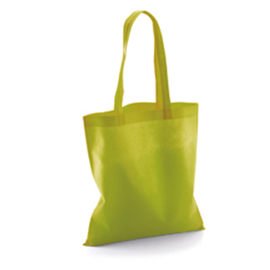 Shopping bag promozionale in cotone 135gr cm 38x42 Legby S'Bags EBITEN M13045 - Lime