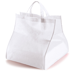 Borse porta pizza in tessuto non tessuto cm 36x37x36 Legby S'Bags FUTO M13046 - Bianco