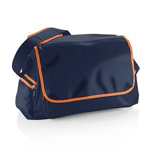 Borsone palestra con tracolla Legby FunFit DIVA M13219 - Blu Navy - Arancio