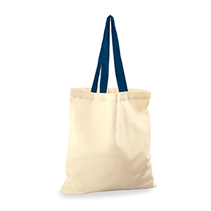 Shopper personalizzabile in cotone 135gr cm 38x42 Legby S'Bags TATAKI M18049 - Naturale - Blu Navy