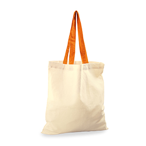 Shopper personalizzabile in cotone 135gr cm 38x42 Legby S'Bags TATAKI M18049 - Naturale - Arancio
