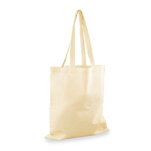 Shopper bag personalizzata in cotone canvas 250 gr natural color cm 38x42 Legby S'Bags URA M18050-N - Naturale