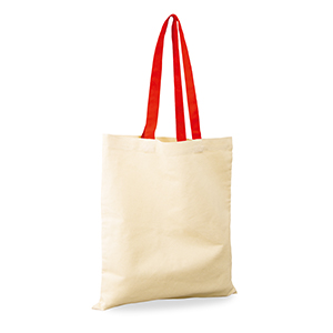 Shopper personalizzata in cotone 220gr cm 38x42 Legby S'Bags NIGIRI M18051 - Naturale - Rosso