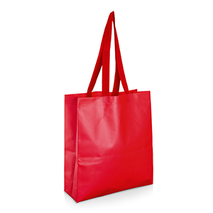 Shopper personalizzata in tnt laminato cm 36x40x8 Legby S'Bags YUME M18053 - Rosso