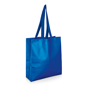 Shopper personalizzata in tnt laminato cm 36x40x8 Legby S'Bags YUME M18053 - Blu Royal