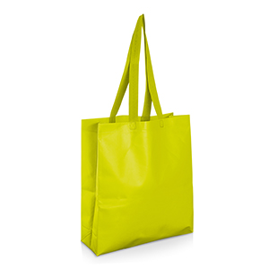 Shopper personalizzata in tnt laminato cm 36x40x8 Legby S'Bags YUME M18053 - Lime