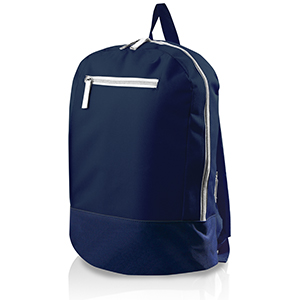 Zaino personalizzato Legby Vagamondo TROTTER M19544 - Blu Navy - Bianco