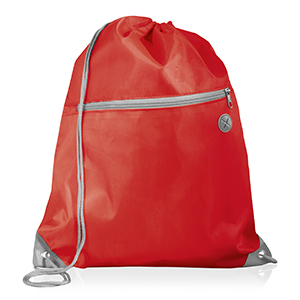 Sacca personalizzata con tasca e uscita per auricolari Legby S'Bags ISI-POCKET M19556 - Rosso