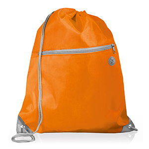 Sacca personalizzata con tasca e uscita per auricolari Legby S'Bags ISI-POCKET M19556 - Arancio