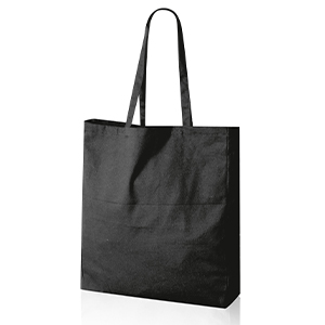 Shopper personalizzata in cotone 220gr cm 38x42x8 Legby S'Bags OSAKA M20053 - Nero