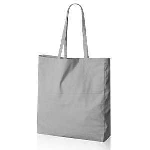 Shopper personalizzata in cotone 220gr cm 38x42x8 Legby S'Bags OSAKA M20053 - Grigio