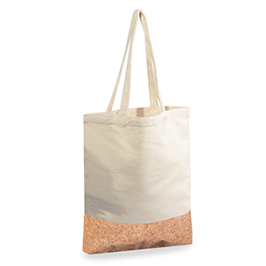 Shopper personalizzata in cotone 220gr e sughero cm 38x42 Legby S'Bags KANTO M20059 - Naturale