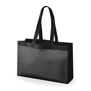 Shopper personalizzata in tnt cm 32x20x9 Legby S'Bags AKITA M20065 - Nero