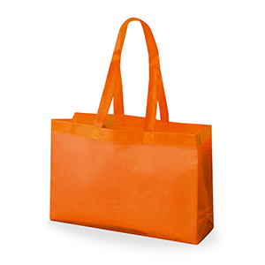 Shopper personalizzata in tnt cm 32x20x9 Legby S'Bags AKITA M20065 - Arancio