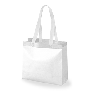 Borsa tnt personalizzata cm 23x25x10 Legby S'Bags NAHA M20066 - Bianco