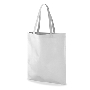 Shopper tessuto non tessuto laminato cm 38x42 Legby S'Bags SUITA M20069 - Bianco